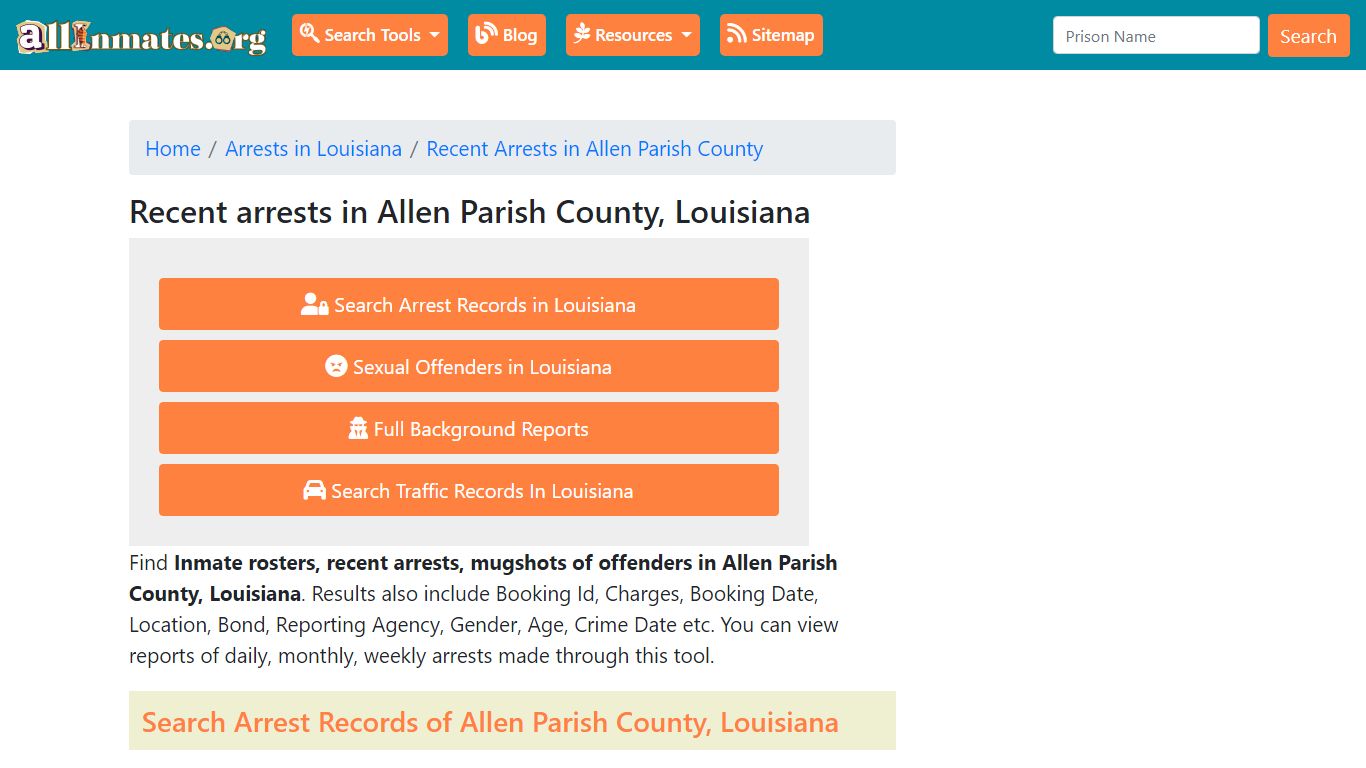 Recent arrests in Allen Parish County, Louisiana | Mugshots, Rosters ...